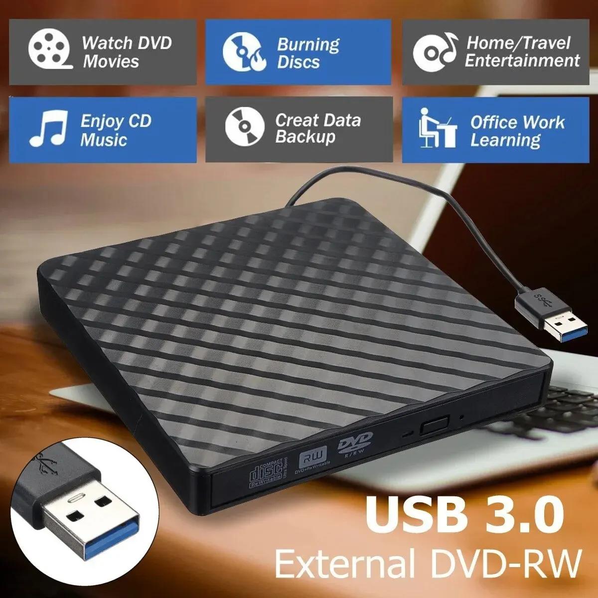 ޴ ǻ ܺ ˾ USB 3.0, DVD Rw Cd  ̺,   ̺